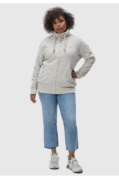 Ragwear Kapuzensweatjacke Rylie Print Zip Plus