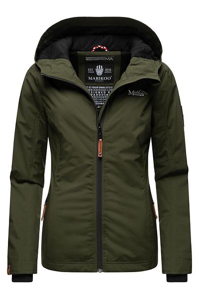 Marikoo Übergangsjacke Brombeere