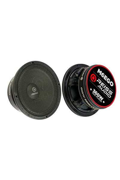 Reiss Rs-m6ego Çifti 900wat-400w Rms En Iyisini Isteyenlere 16 Cm Oto Midrange Hoparlör Metal Kapaklı