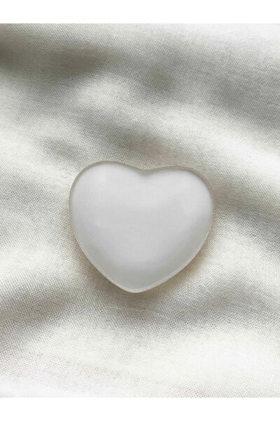 EDELFU Popsocket Yapışkanlı Kalp Telefon Tutacağı Kalp Şekilli Akrilik Epoksi Yüzey Parmak Tutucu