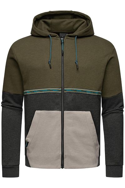 Ragwear Kapuzensweatjacke Blocky