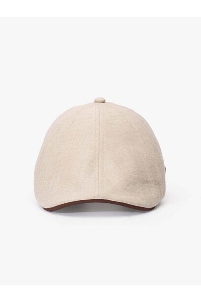 Rust&Rich Women Men Natural Casket Hat Timeless Collection Linen