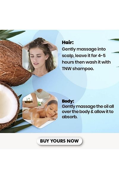 HEMANI Coconut Oil 250ml – 100% Pure & Natural | Cold-pressed | For Hair, Skin, Cooking & Moisturizing