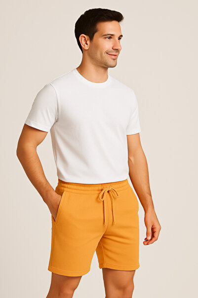 UOMOPARK 8024 Model Premıum Yazlık Baskı Detaylı Şort