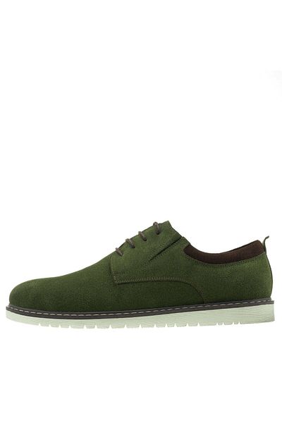 İriadam Ag4296 Khaki Suede Large Size Men's Shoes in 45,46,47,48,49,50 Numbers
