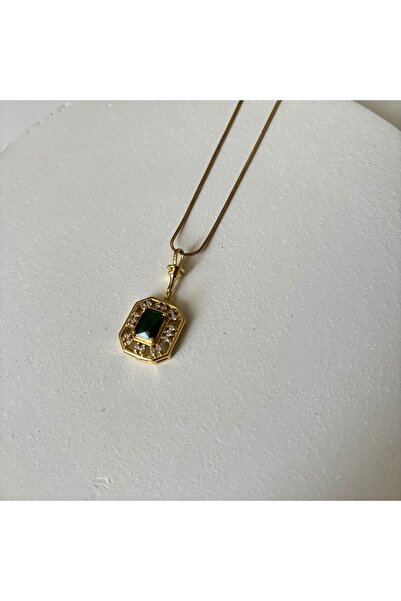 Lluvia Aksesuar Çelik Kadın Kolyesi Serenay Kolye Sevgiliye Hediye Kadına Hediye Doğum Günü Hediyesi