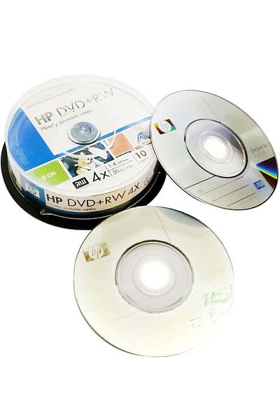 HP Mini DVD Read & Write 30 Minutes 8 cm 1.4 GB, 10 DVDs