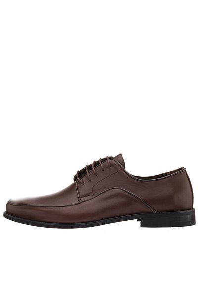 İriadam Nv2126 Bitter Brown Neolit Sole Large Size Men's Classic Shoes in Numbers 45,46,47,48,49,50
