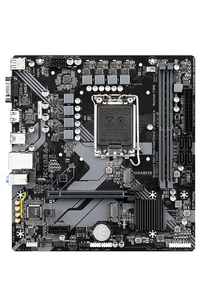 Gigabyte B760m-h-ddr4 Intel B760 مقبس 1700 Ddr4 3200mhz Matx Gaming (ألعاب) اللوحة الأم