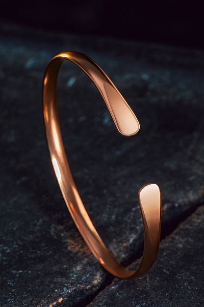 OSMANLI GÜMÜŞ Men's Women's Copper Bracelet - Letter Writable Lades Model Men's Women's Bracelet Bracelet