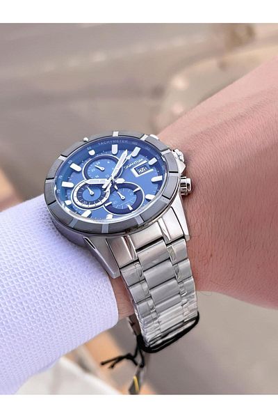 Quantum Special Boxed 10 Atm Waterproof Steel Cord Wristwatch