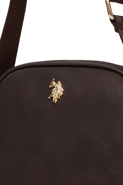 U.S. Polo Assn. Дамска чанта през рамо, цвят кафе, US25627