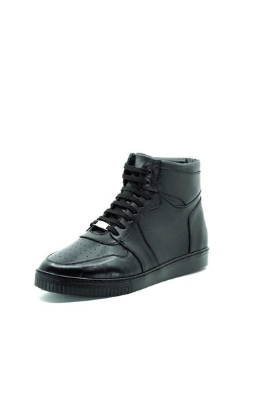 İriadam 45 - 46 - 47 - 48 - 49 - 50 Büyük Numara Üst Kalite Erkek Deri Bot - Nk-b Siyah