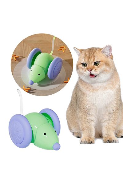 miraza Automatic Mouse Cat Toy, RGB LED, USB-C, 15h Battery Life