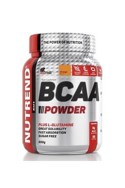 Nutrend Bcaa 4:1:1 Powder 500 Gr 50 Servings Orange Flavored