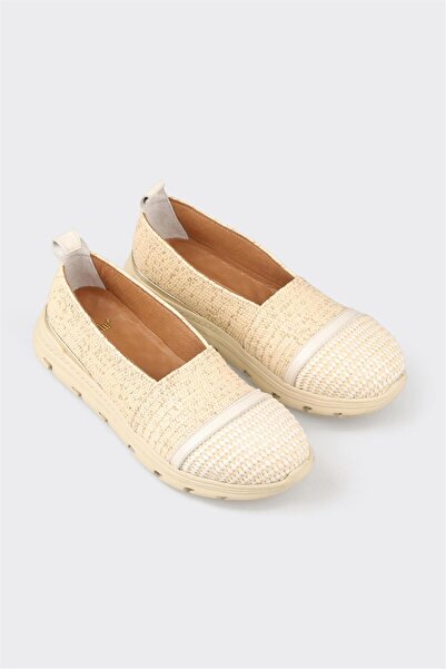Elle Shoes Bej Kadın Spor Ayakkabı