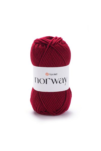 Yarnart Νορβηγία - Πλεκτό Χέρι Νήμα Claret Red-43