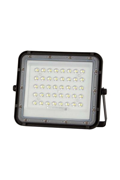 V-TAC Proiector Solar Led Cu Baterie Înlocuibilă, 400 Lm, Corp Negru, 4000 K