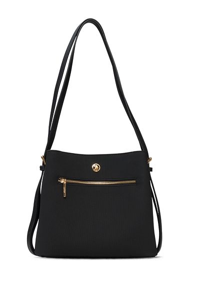 U.S. Polo Assn. Geantă neagră de umăr pentru femei Us25656
