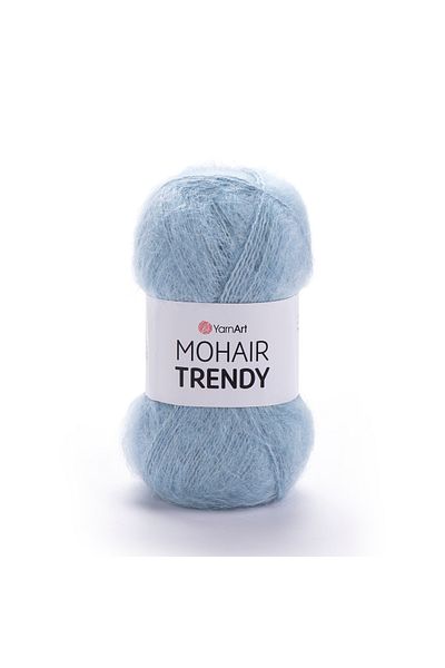 Yarnart Mohaır Trendy - Χειροποίητο νήμα πλεξίματος ανοιχτό μπλε-107