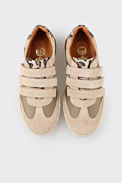 Elle Shoes Bej Kadın Spor Ayakkabı