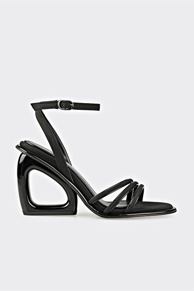 Elle Shoes Siyah Kadın Sandalet