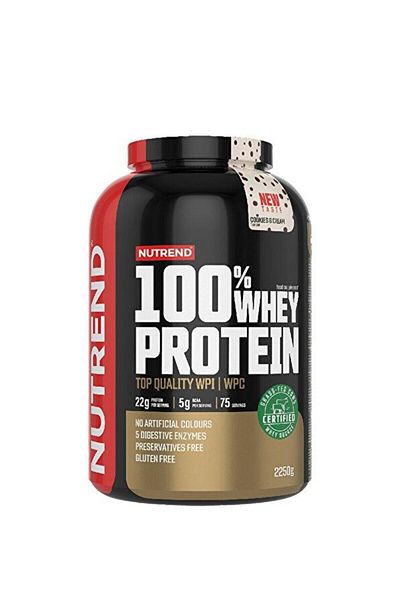 Nutrend 100% Whey Protein 2250 Gr Cookies & Cream