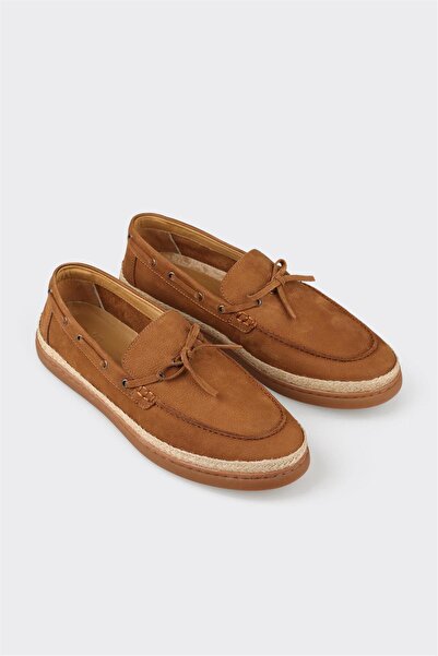 Elle Shoes Taba Deri Erkek Günlük Ayakkabı