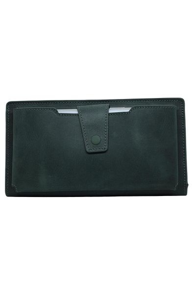 Meskanto Vera Genuine Leather Women's Wallet with Zippered Phone Compartment