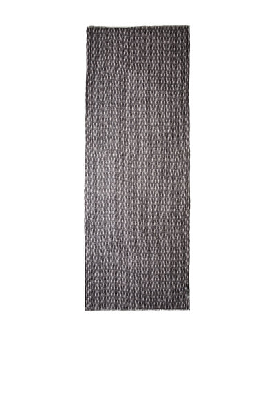 Network Lacivert Desenli Unisex Keten Şal