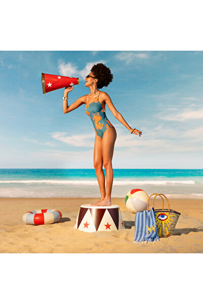 Zsa Zsa Zsu Daphne Tek Omuz Askılı Mayo 23x21 Cm Yeşil