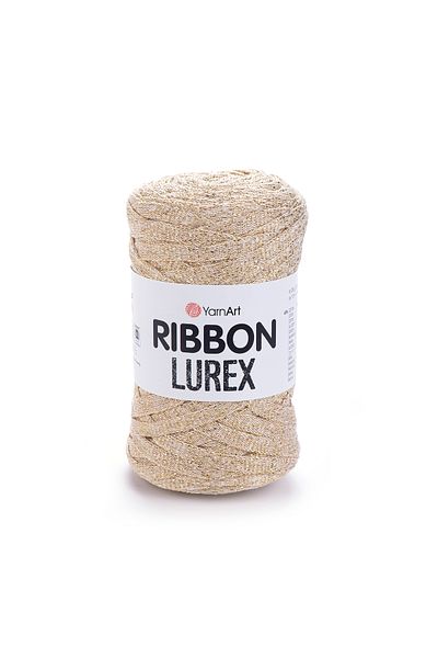 Yarnart Lurex Ribbon - Glitter Cream Αξεσουάρ Πλεκτό Σχοινί-724