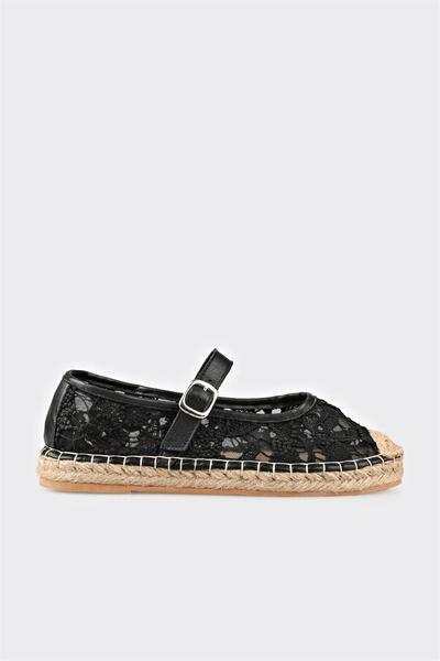 Elle Shoes Siyah Kadın Espadril