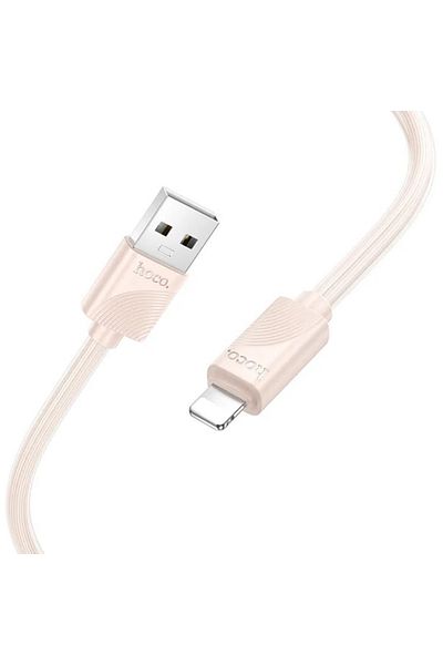 REDz Accessories Cable USB-A To Lightning, 2.4 A, Hoco X114, 1m, Pink