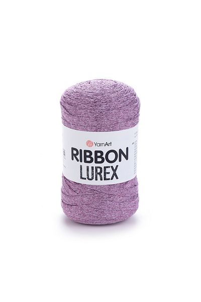 Yarnart Rıbbon Lurex - Glitter, Αξεσουάρ Χειροποίητο Πλεκτό Σχοινί Λιλά-734