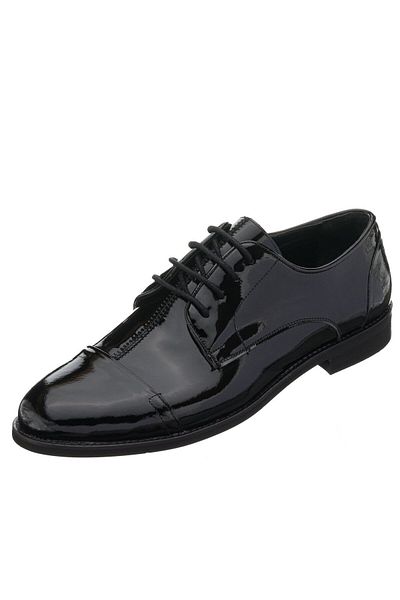 İriadam Men's Black Patent Leather Shoes in Numbers 45,46,47,48,49,50