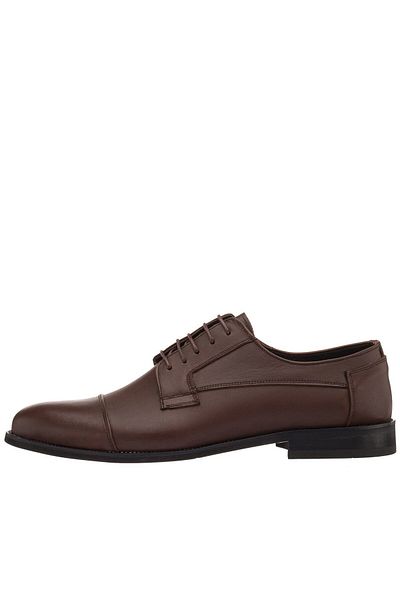 İriadam Nv1088 Bitter Brown Neolit Sole Large Size Men's Classic Shoes in Numbers 45,46,47,48,49,50