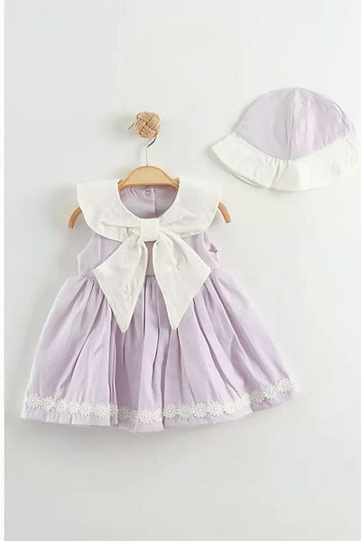 minuma Girl's Bow Hat Dress 1-3 Years