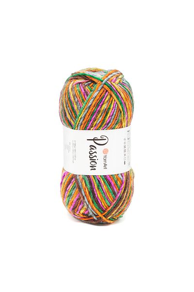 Yarnart Passion - Μαρμάρινο Χειροποίητο Πλεκτό Νήμα Ebruli-1254