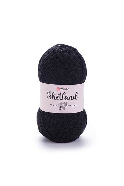 Yarnart Shetland - Πλεκτό Νήμα Μαύρο-502