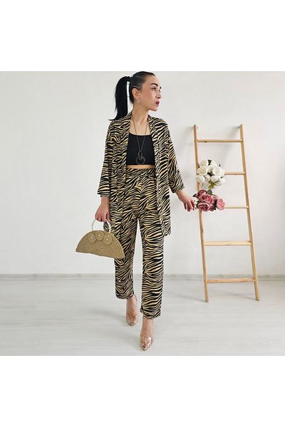 Altı Üstü Butik Кимоно с леопардов мотив и крак морков