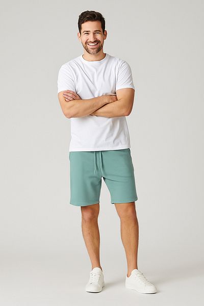 UOMOPARK 8024 Model Premium Summer Print Detaliat Pantaloni scurti