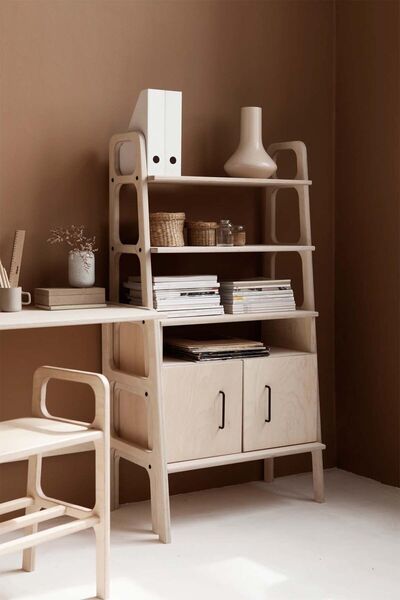 Woodesk Alba, Ahşap, 140x75, Kitaplık Ve Raf Ünitesi