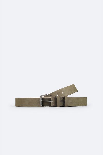 Avva Men's Gray Plain Belt A32Y9324