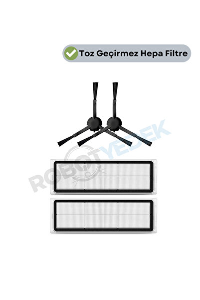 robotyedek Filtru Hepa de înlocuire compatibil Xiaomi S20+ Plus și perie late...