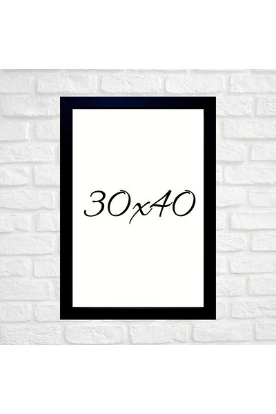 LiliaHome 30X40 cm Black Color Hollow Photo Frame