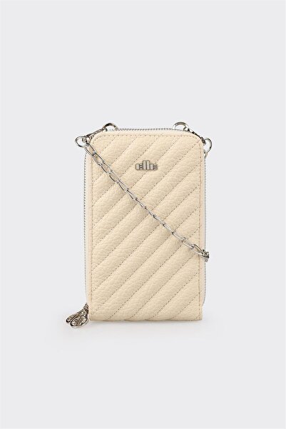 Elle Shoes Ekru Kadın Çapraz Çanta