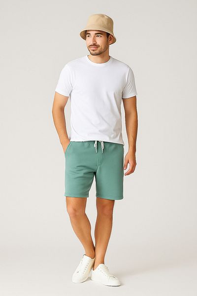 UOMOPARK 8024 Model Premium Summer Print Detaliat Pantaloni scurti