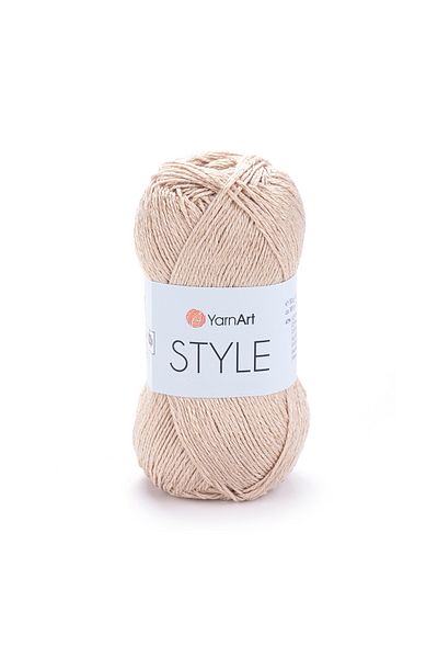 Yarnart Στυλ - Γυαλιστερό Πλεκτό Σπάνι Μπεζ-654