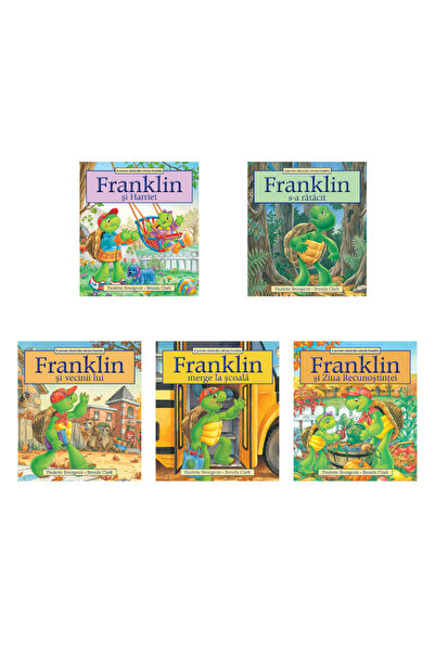 Editura Katartis Colecția Franklin, Set 5 Cărți, Familie Și Frați, Paulette B...